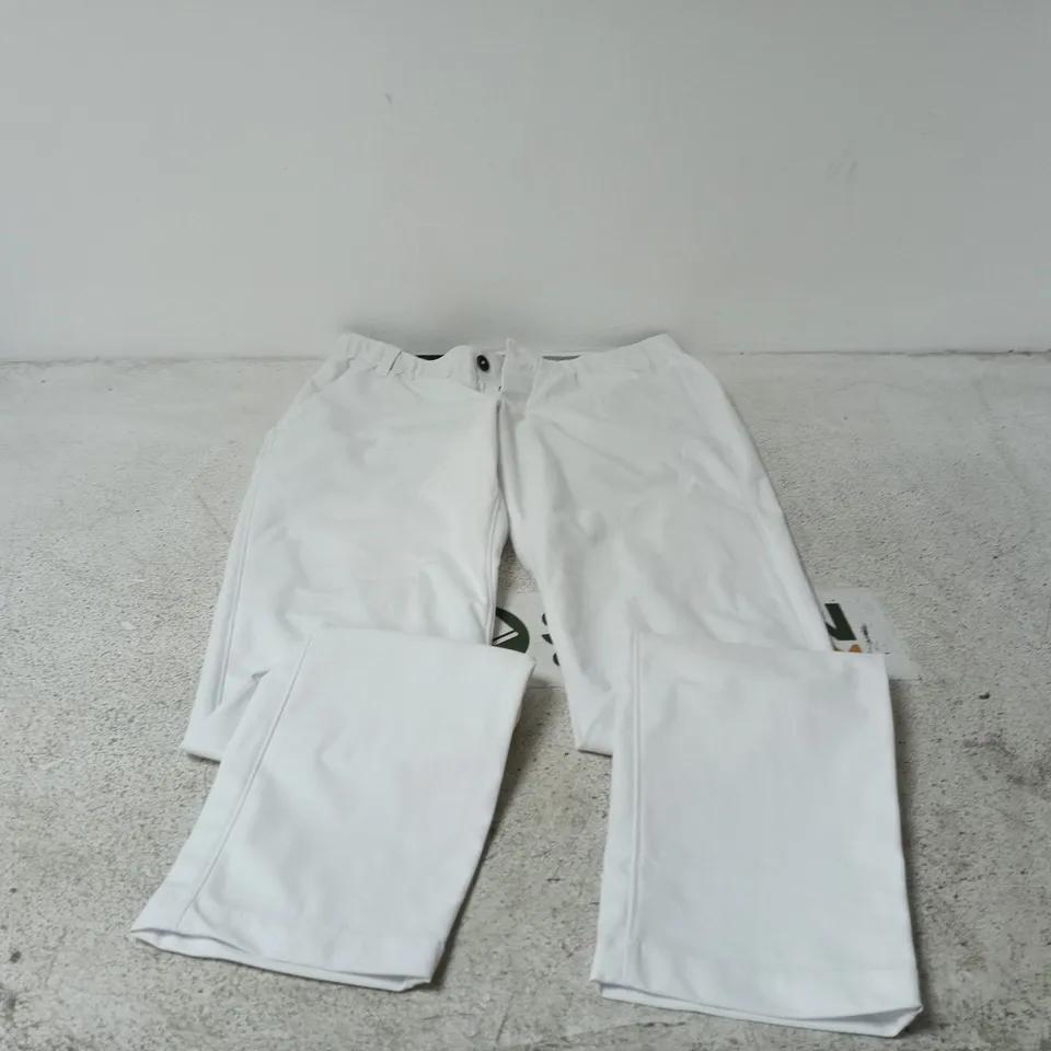 UNDER ARMOUR WHITE TAPER TROUSERS 32/32