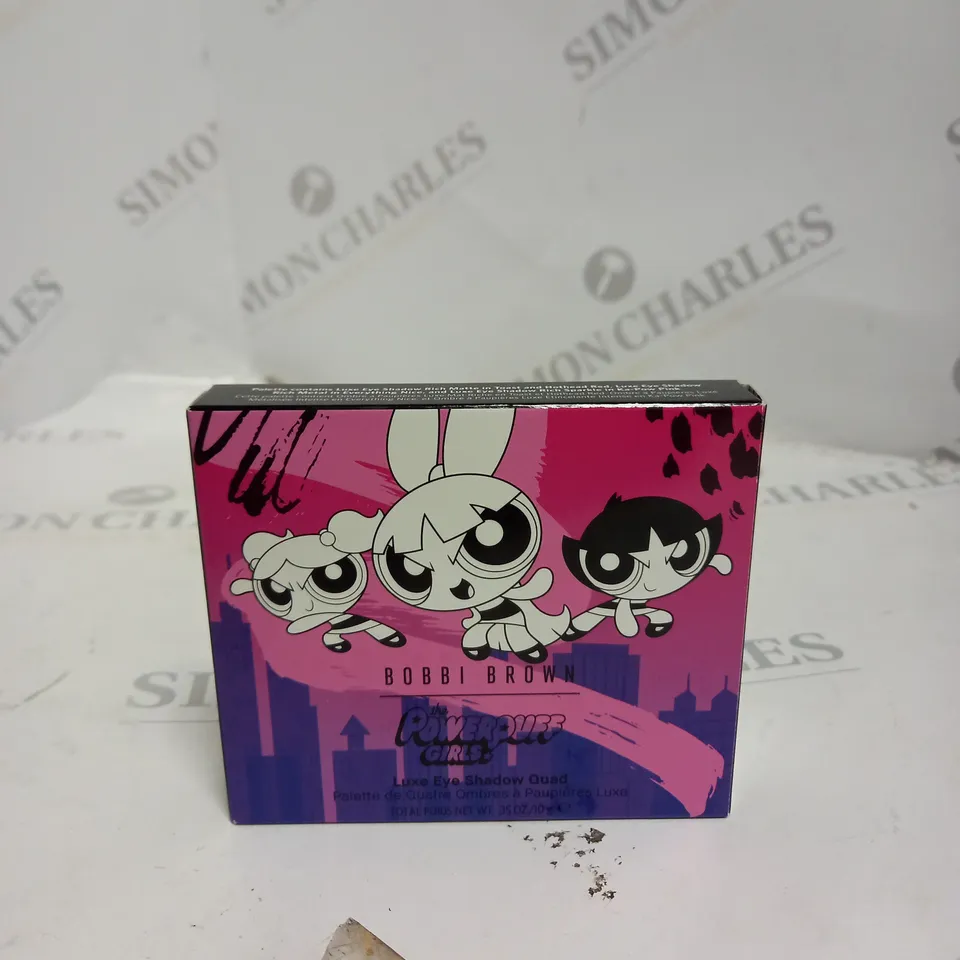 BOBBI BROWN X POWERPUFF GIRLS QUAD EYESHADOW PALLETE 