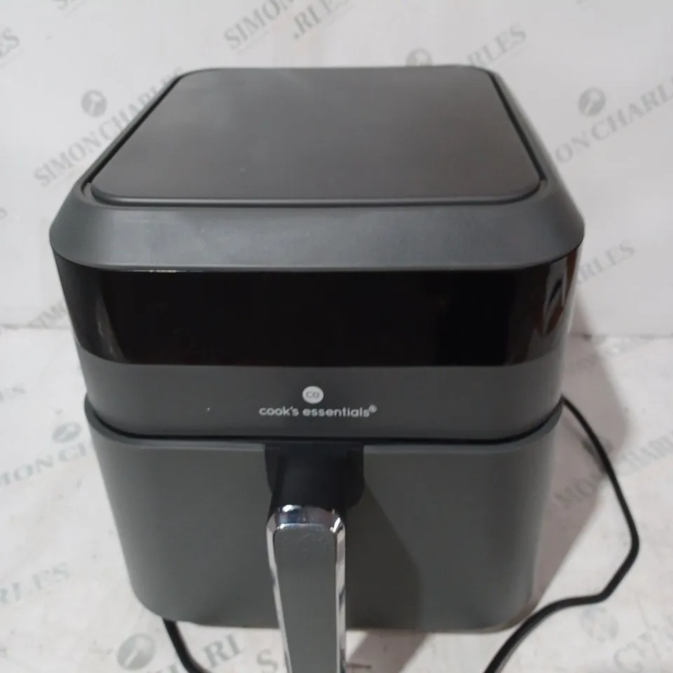 COOK'S ESSENTIALS 5.8L AIR FRYER IN SLATE GREY