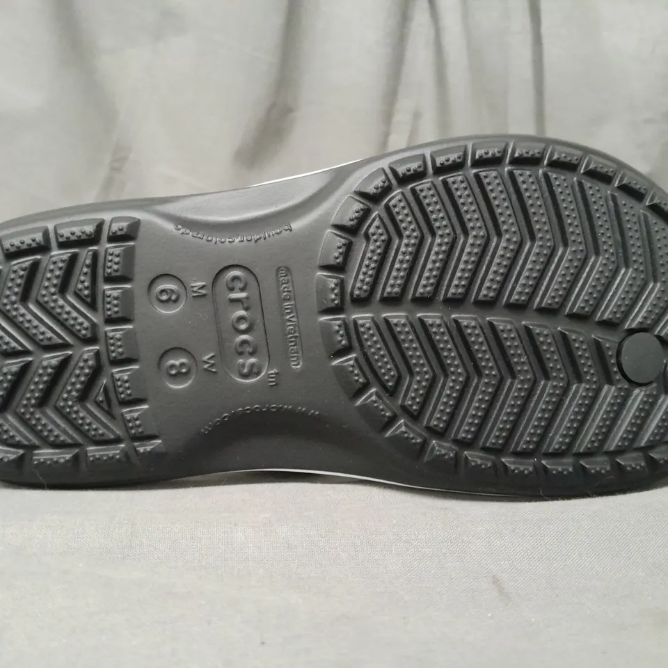 PAIR OF CROCS CROCBAND FLIP-FLOPS IN BLACK UK SIZE M5/W6