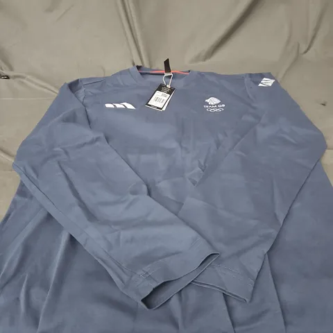 ADIDAS TEAM GB LONG-SLEEVE TRAINING TOP – UK M