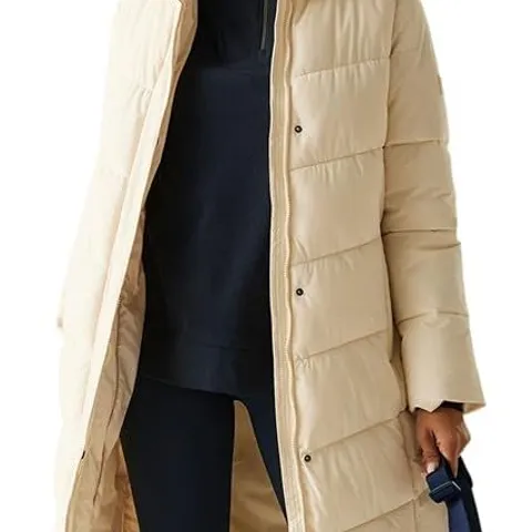 BRAND NEW REGATTA WOMENS ELORIA PADDED JACKET IN LIGHT VANILLA - 10