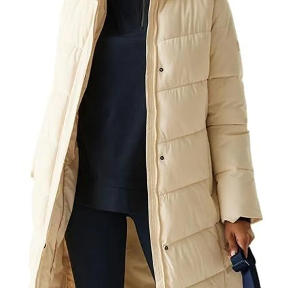 BRAND NEW REGATTA WOMENS ELORIA PADDED JACKET IN LIGHT VANILLA - 10