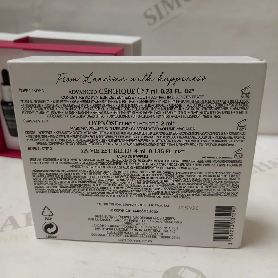 LOT OF 3 BRAND NEW LANCOME GIFT SETS	