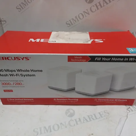 BOXED MERCUSYS 300MBPS WHOLE HOME MESH WIFI SYSTEM