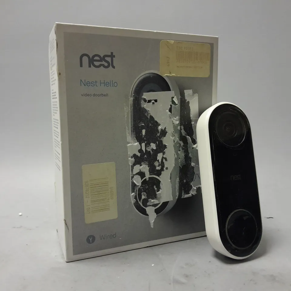 BOXED NEST HELLO VIDEO DOORBELL