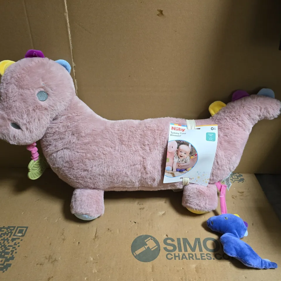 NUBY TUMMY TIME DINOSAUR PLUSH TOY