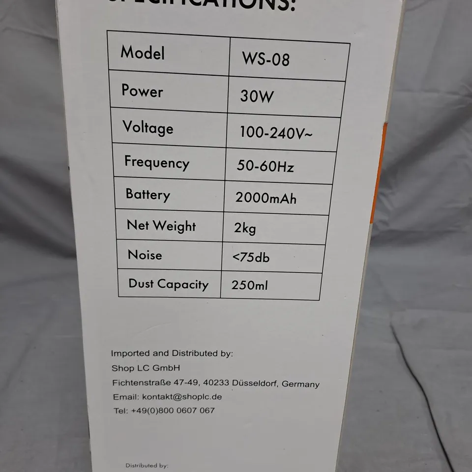HOMESMART WS-08 2-IN-1 ELECTRIC MOP & SWEEP