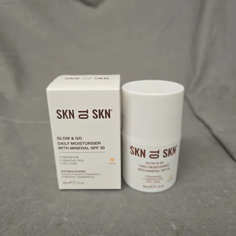 BOXED SKN TO SKN GLOW AND GO DAILY MOISTURISER - 30ML