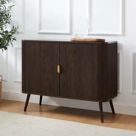 BOXED HATTIE 2 DOOR SIDEBOARD - WALNUT