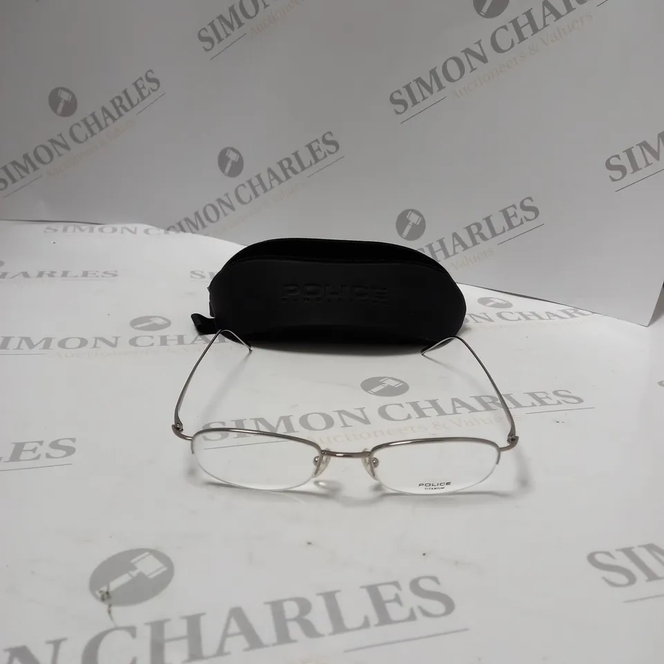 POLICE GLASSES AND CASE