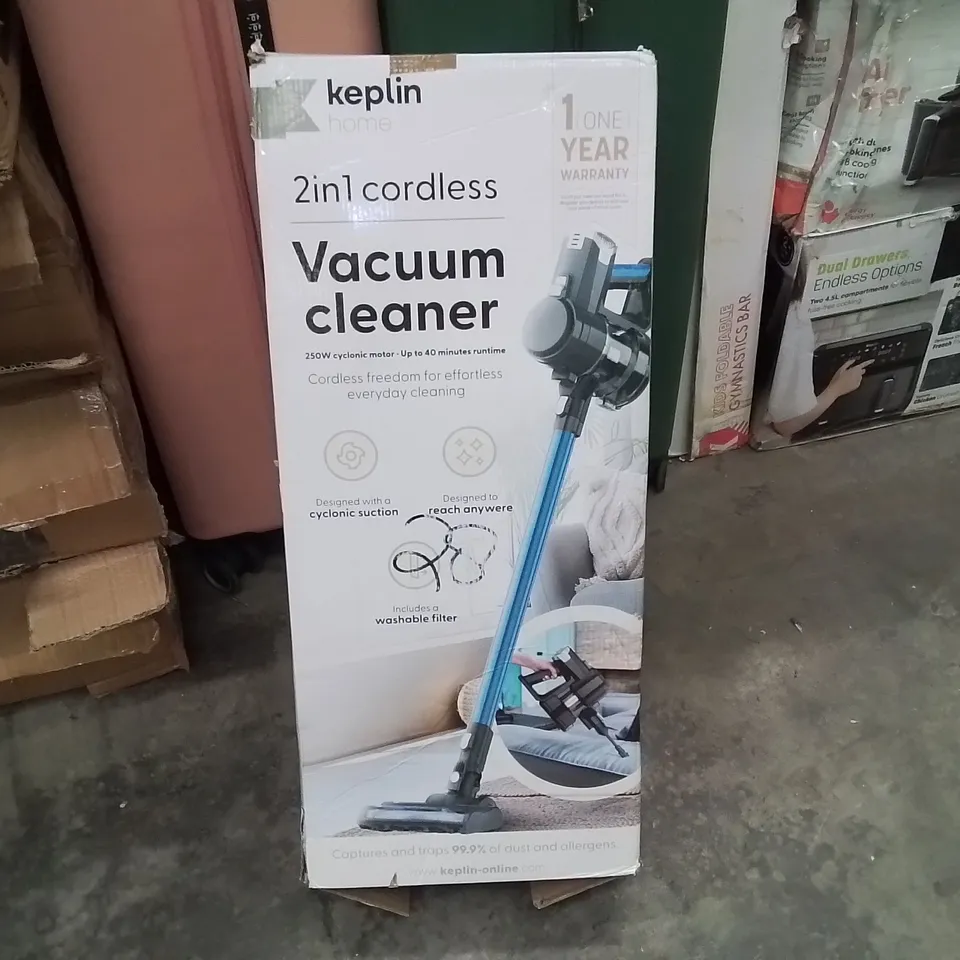 KEPLIN 2 IN 1 CORDLESS VACUUM CLEANER