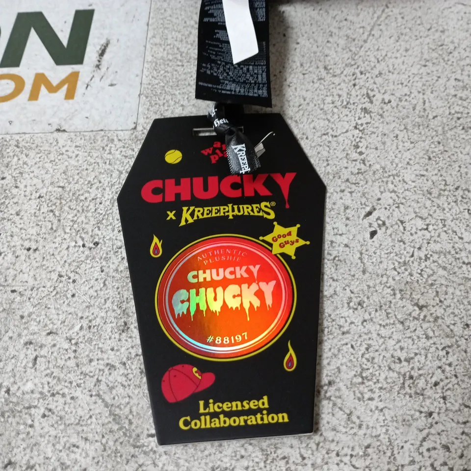 CHUCKY CHILDS PLAY DOLL TAGGED KREEPJURES