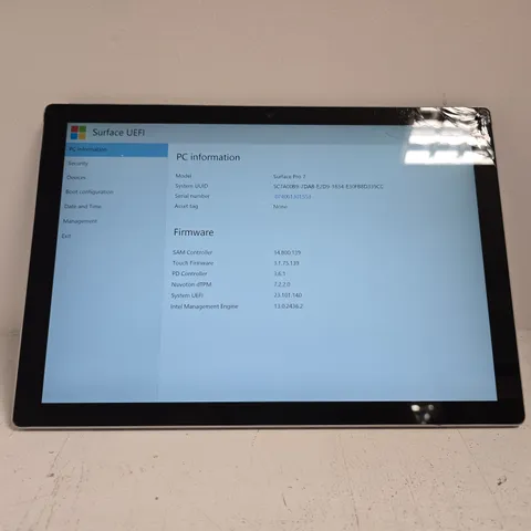 MICROSOFT SURFACE PRO 7