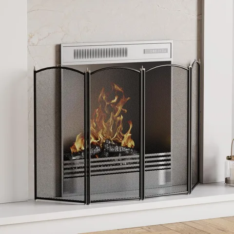 BOXED FIRE VIDA STANTON 4 PANEL FIRE GUARD
