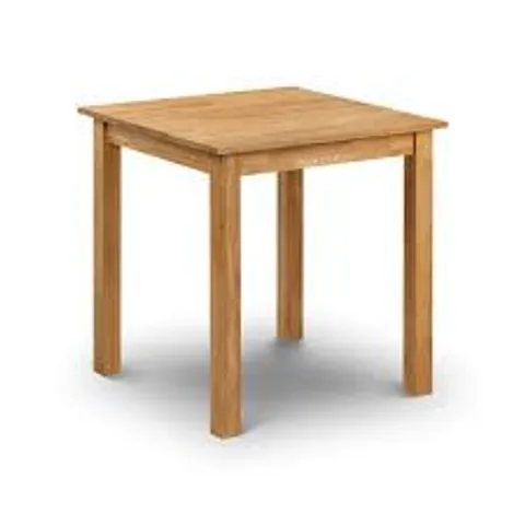 BOXED JULIAN BOWEN COXMOOR SQUARE DINING TABLE - OILED OAK (1 BOX)