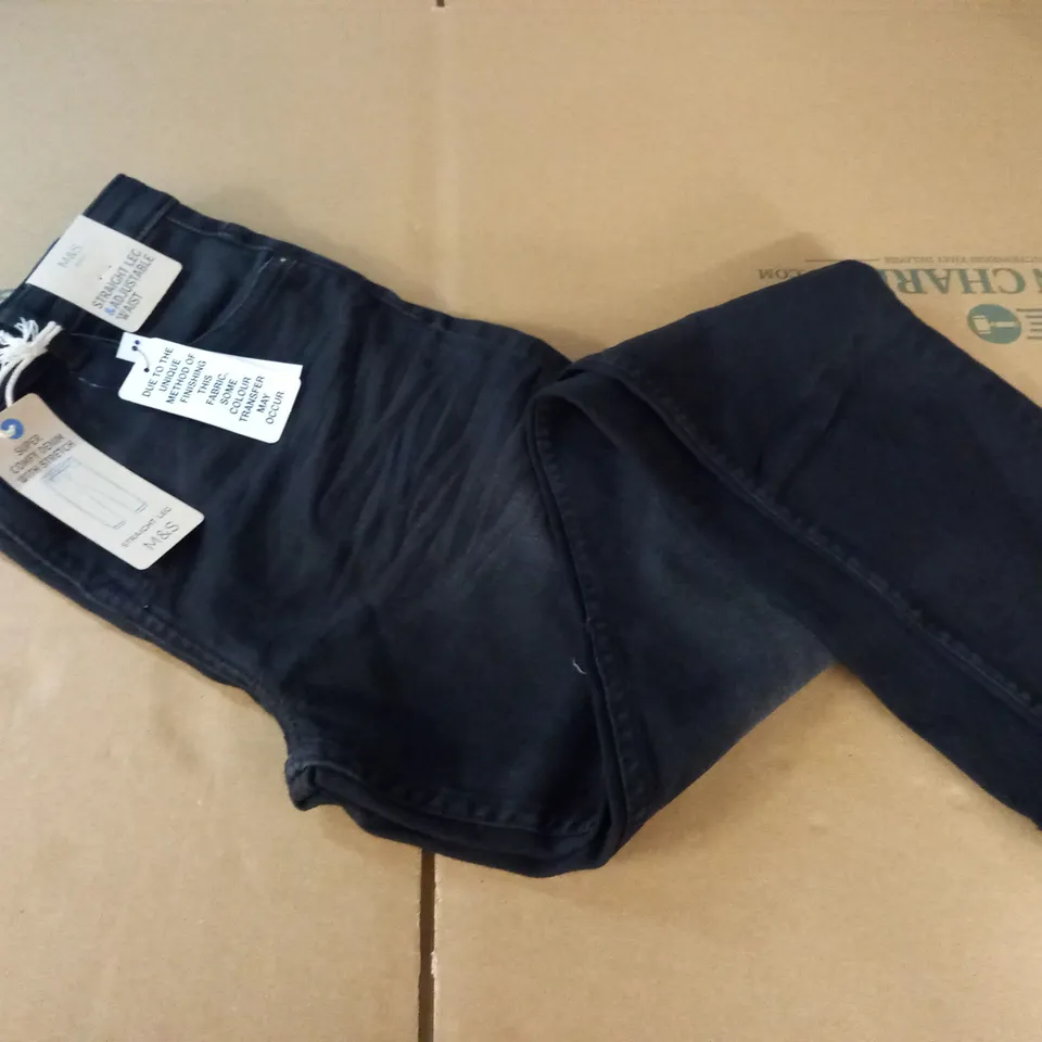 M&S STRAIGHT LEG JEANS - 13/14 YEARS