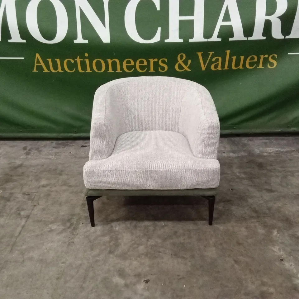 QUALITY DESIGNER ITALIAN MADE BONNIE LITTLE ARMCHAIR - BEIGE