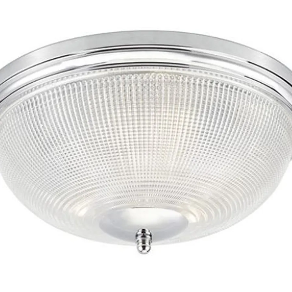 BRAND NEW DAR LIGHTING ARBOR FLUSH GLASS LIGHT
