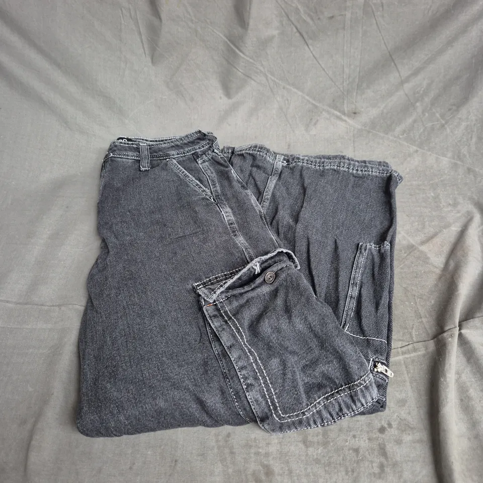 BDG URBAN OUTFITTERS JEANS – GREY, CARGO DENIM, W26 L30