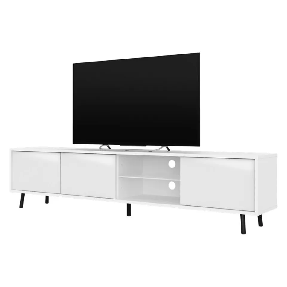 BOXED GALHAD TV STAND UPTO 70" - WHITE