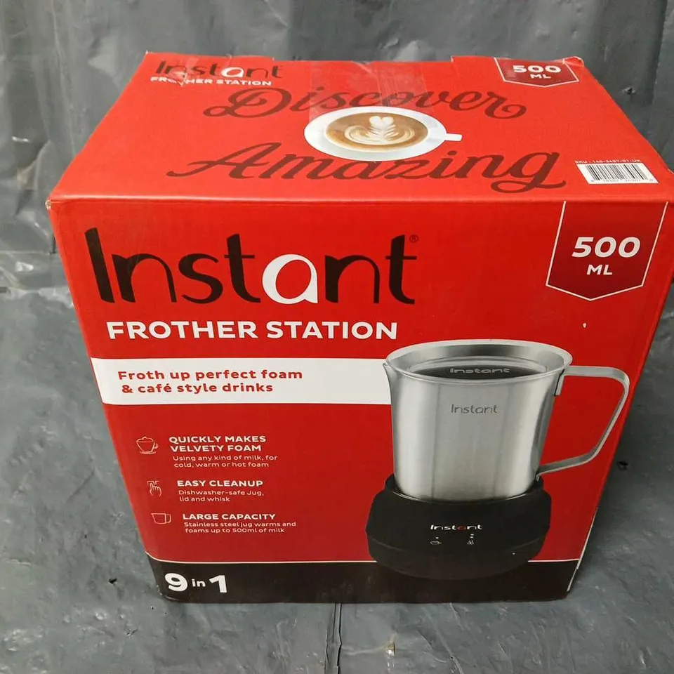 BOXED INSTANT MILK FROTHER STATION 