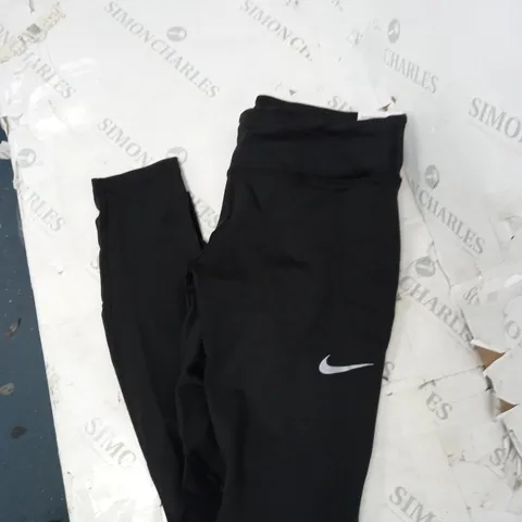 NIKE WOMENS BLACK MEDIUM LEGGINGS 