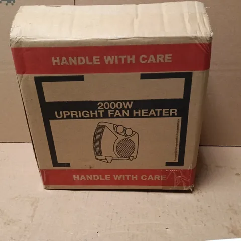 2000W UPRIGHT FAN HEATER – WHITE (BOXED)