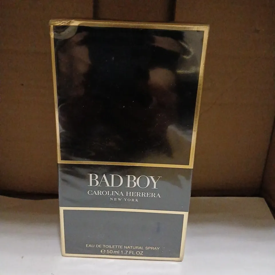 BOXED AND SEALED BAD BOY CAROLINA HERRERA NEW YORK EAU DE TOILETTE 50ML