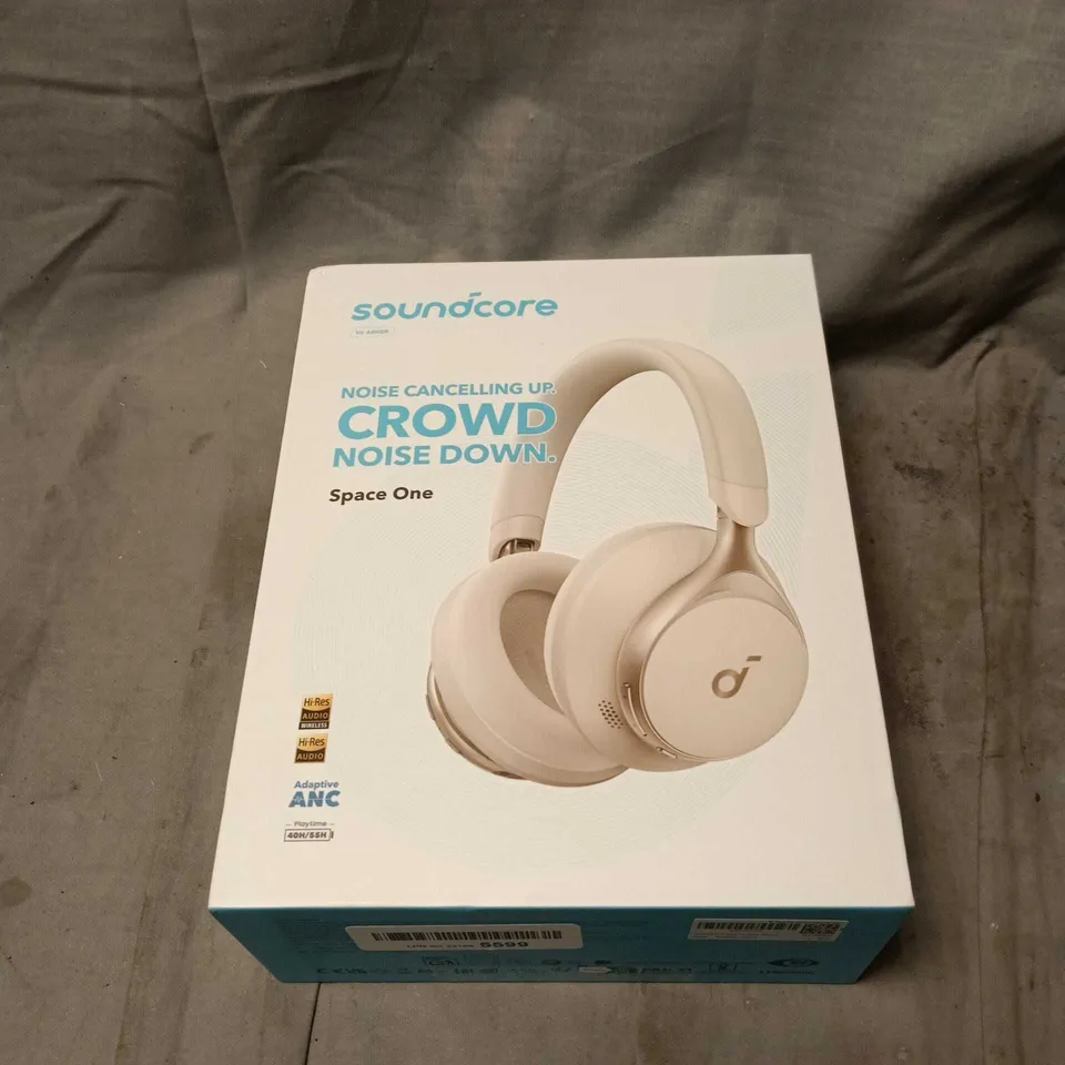 SOUNDCORE SPACE ONE WIRELESS HEADPHONES – BOXED