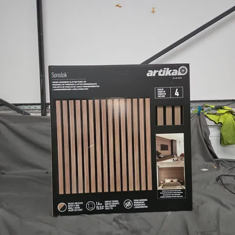 ARTIKA SONOLOK SOUND-ABSORBING SLATTED PANEL KIT – PACK OF 4
