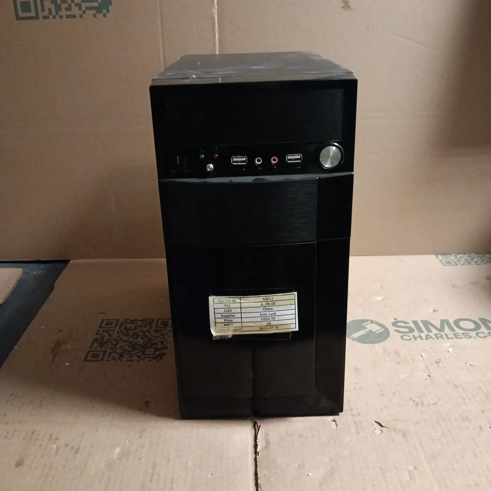 DESKTOP PC TOWER CASE – BLACK MID-TOWER