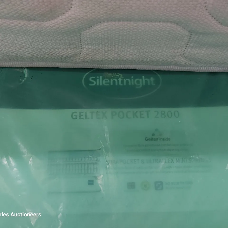 THREE ASSORTED SILENTNIGHT KINGSIZE MATTRESSES, INCLUDING PILLOWTOP, GELTEX & 1000 POCKET