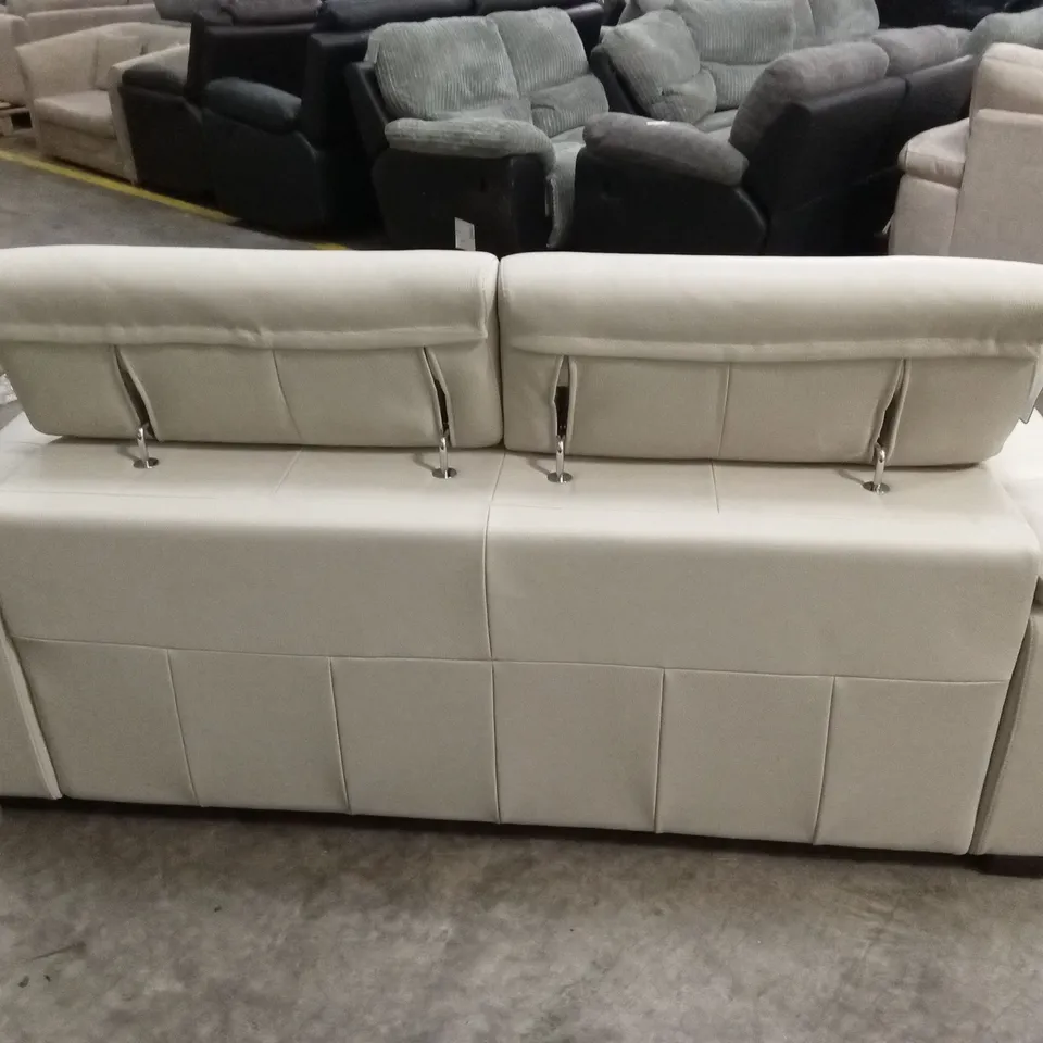 QUALITY DESIGNER ITALIAN MADE VENTO 2 SEATER LEATHER LOVESEAT SOFA