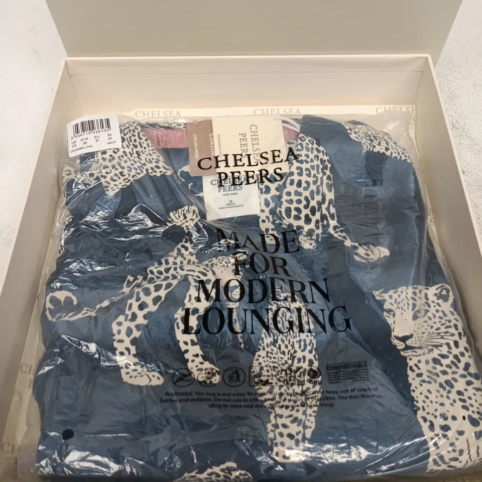 CHELSEA PEERS LEOPARD PRINT LOUNGEWEAR SET – BOXED - SMALL