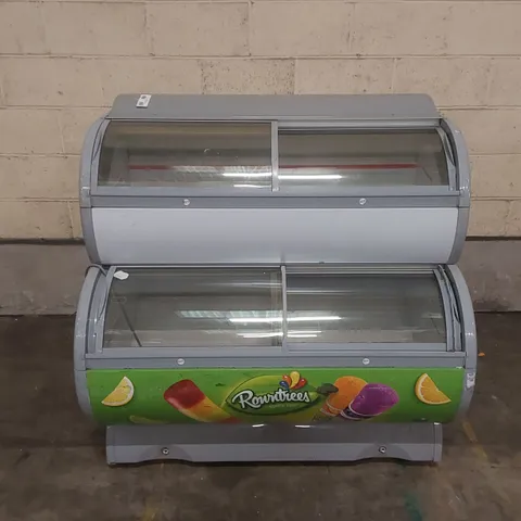 EPTA ROUNTREES BRANDED COMMERCIAL ICE CREAM DISPLAY FREEZER 