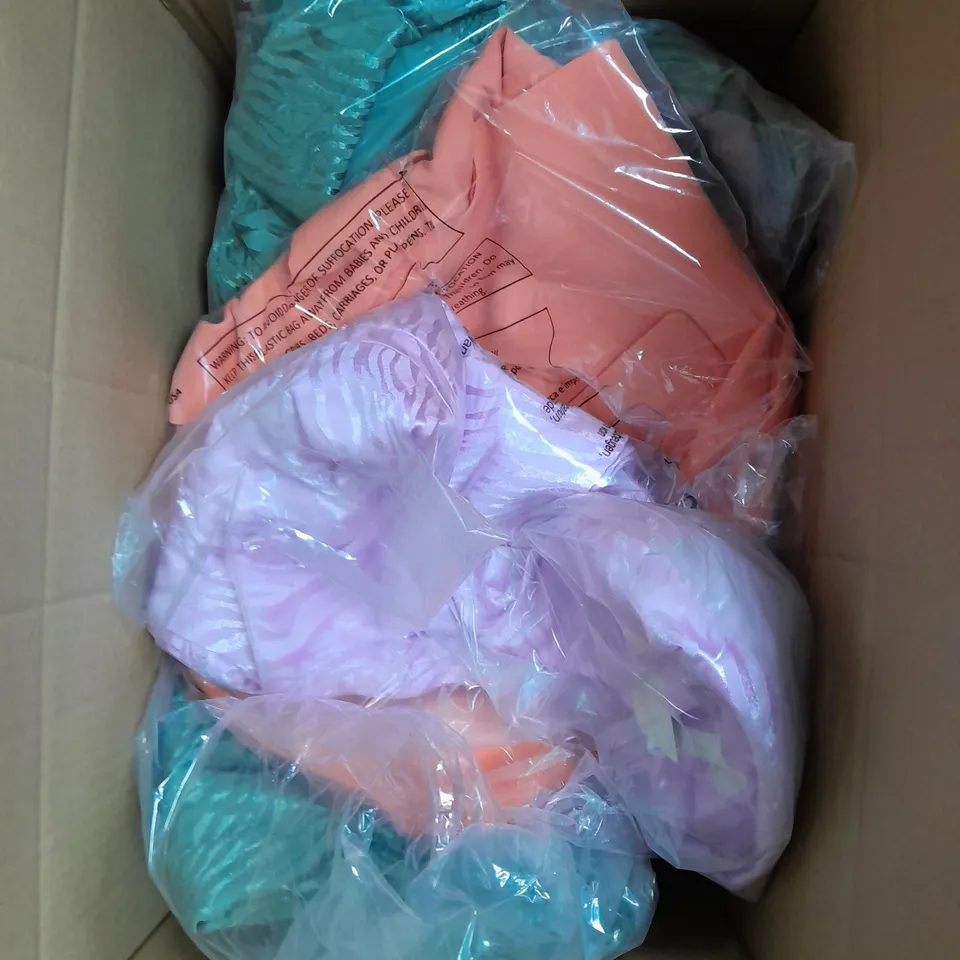 BOX OF APPROXIMATELY 10 DANNII MINOGUE BLAZER JACKETS IN VARIOUS COLOURS AND SIZES