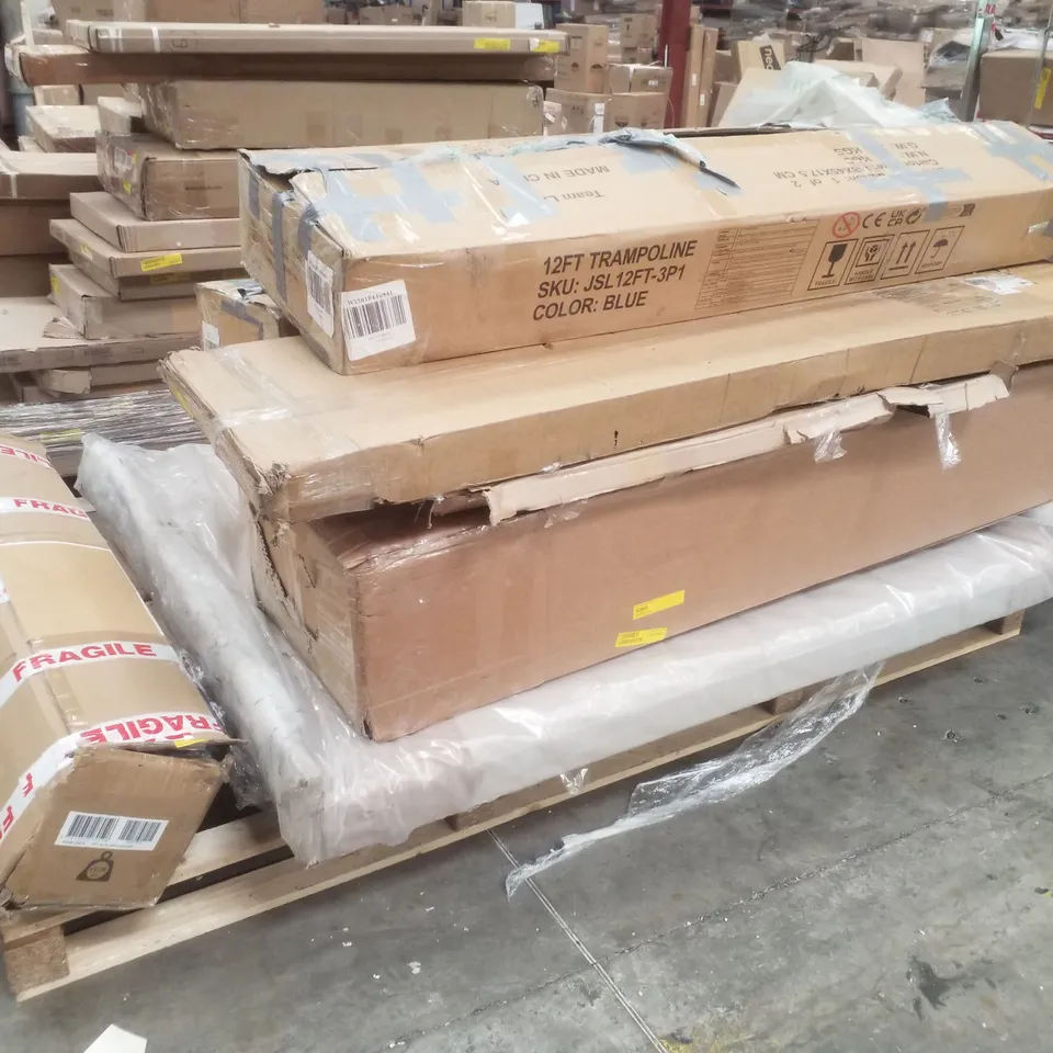PALLET CONTAINING ASSORTED FLATPACK FURNITURE PARTS