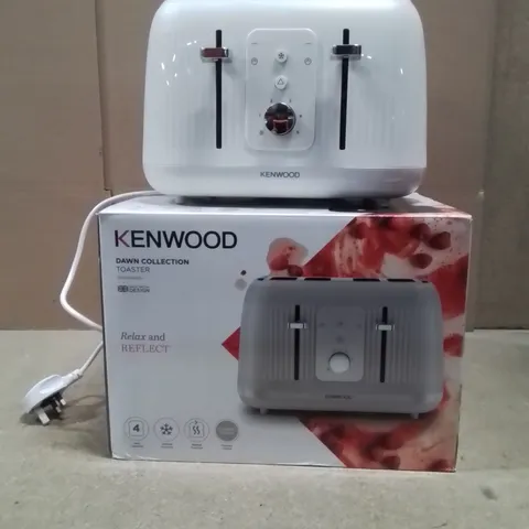 BOXED KENWOOD DAWN COLLECTION TOASTER IN WHITE