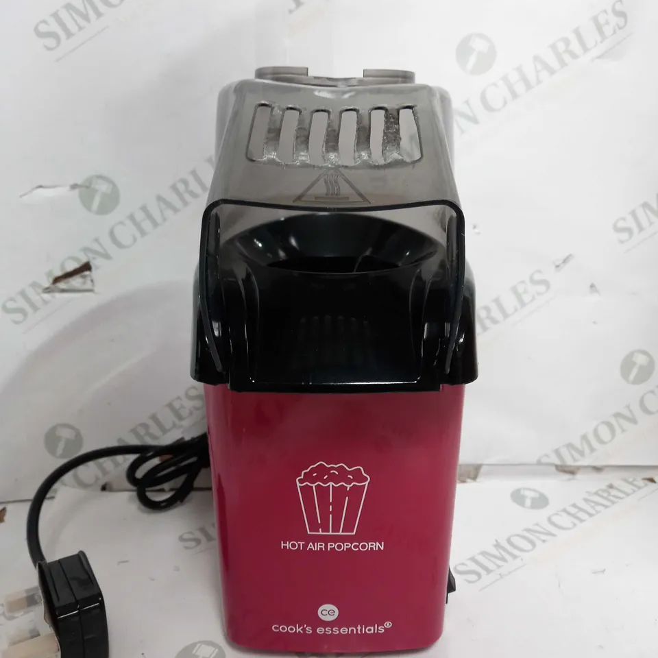 BOXED OUTLET COOK'S ESSENTIALS POPCORN MAKER