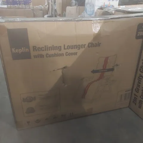 BOXED KEPLIN RECLINING LOUNGER CHAIR