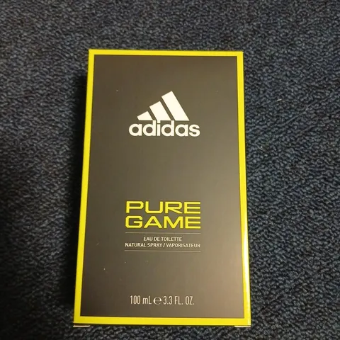 BOXED ADIDAS PURE GAME EAU DE TOILETTE 100ML