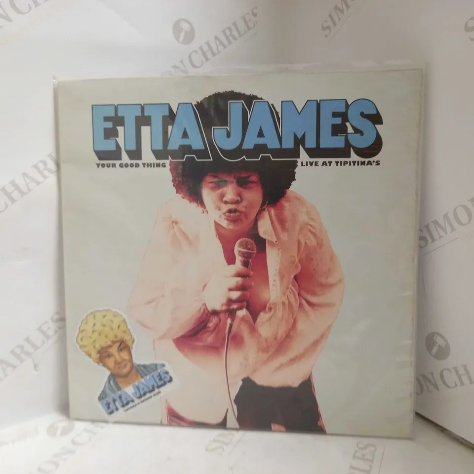 ETTA JAMES YOUR GOOD THING LIVE AT TIPITINA'S VINYL