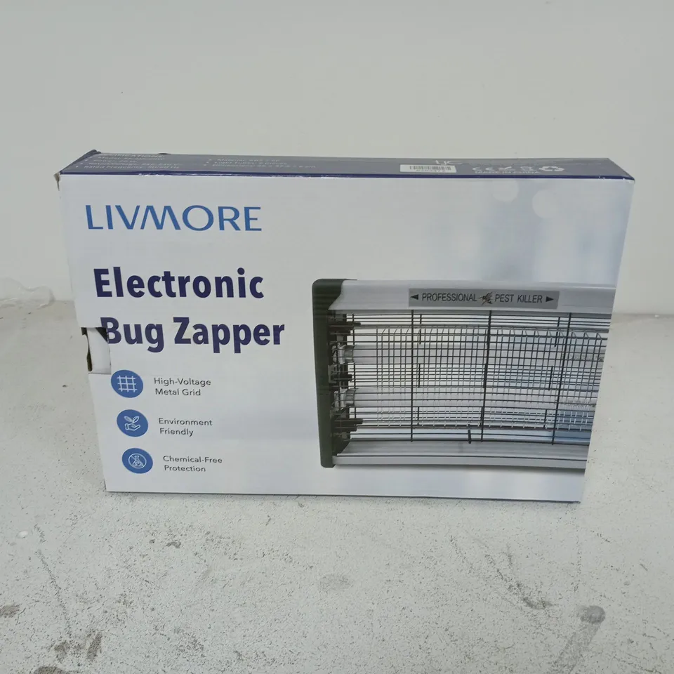 BOXED LIVMORE ELECTRIC BUG ZAPPER
