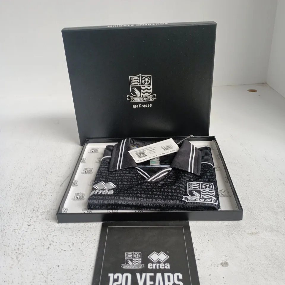 SOUTHEND UNITED X ERREA 4TH SHIRT 2026/27 – FOOTBALL JERSEY, SIZE S - 120 YEARS OF SOUTHEND UNITED F C