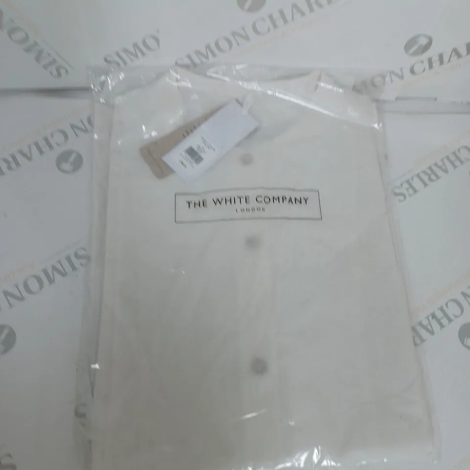 BAGGED AND SEALED THE WHITE COMPANY COTTON SHIRT SIZE 14