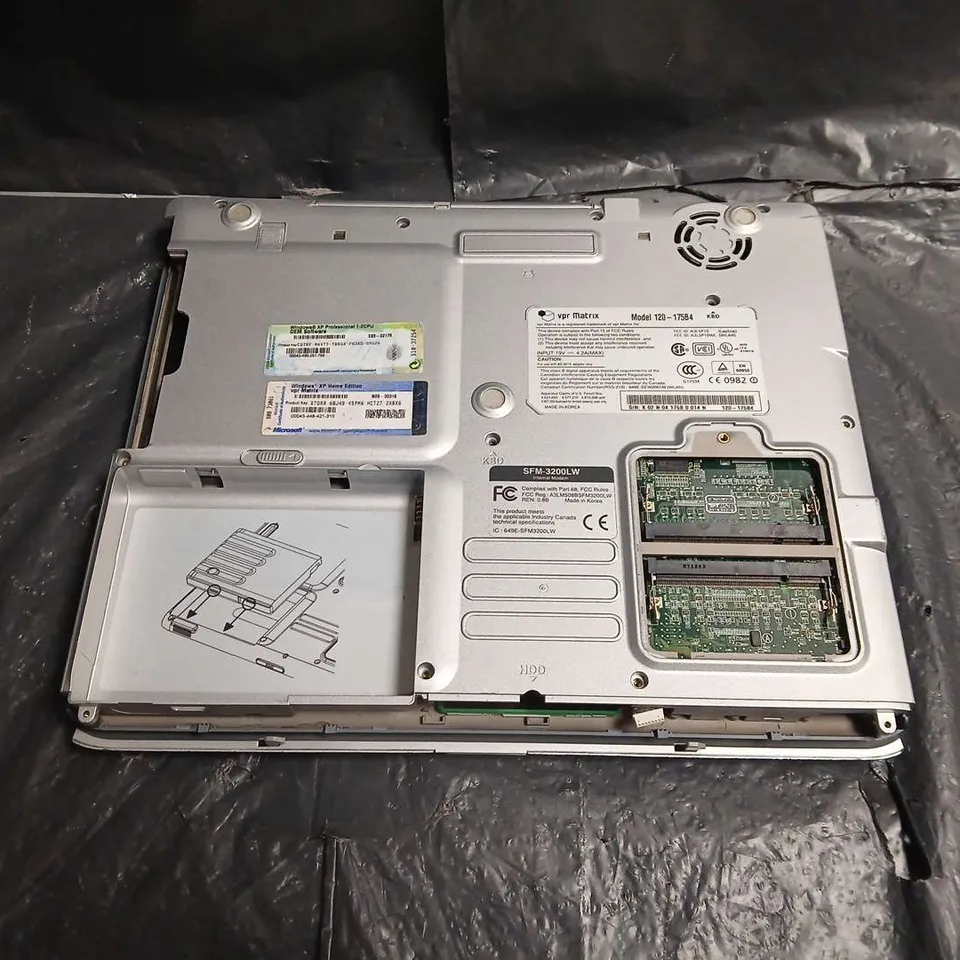 VPR MATRIX LAPTOP – MODEL SFM-3200LW