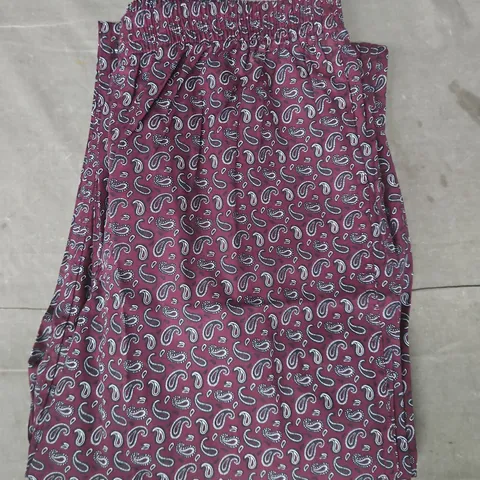 SAVILE ROW PANTS IN BURGUNDY SIZE MEDIUM