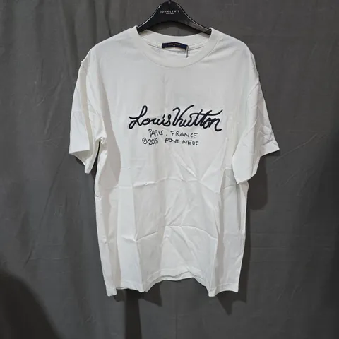 LOUIS VUITTON WHITE T-SHIRT – PARIS PONT NEUF DESIGN