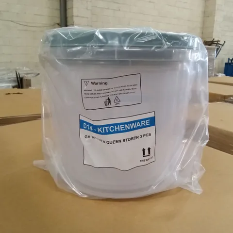 PALLET TO CONTAIN 3PC KITCHEN QUEEN STORAGE CONTAINER SETS